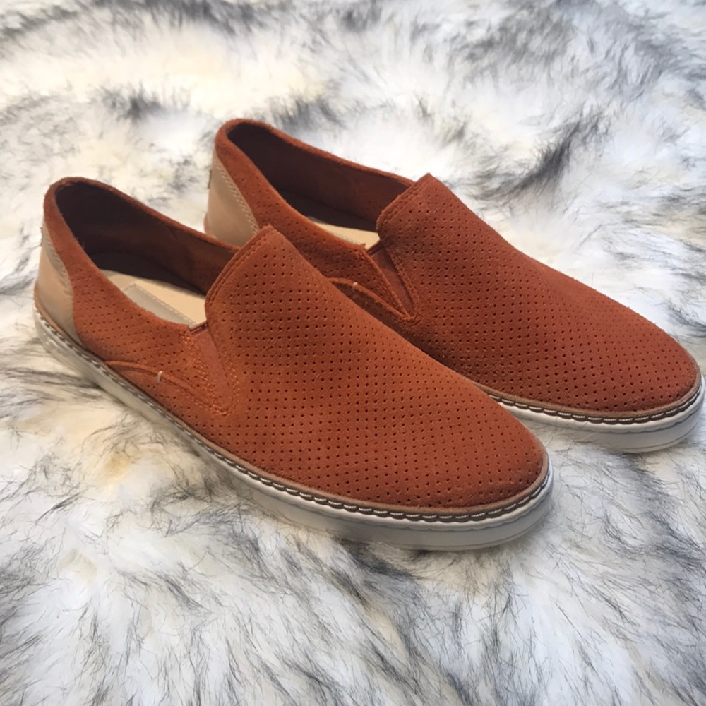 Brand new UGG slip on shoes burnt orange women's 7